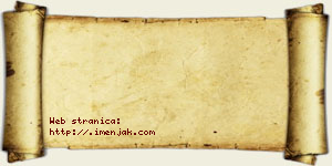 Emilija Trivalić vizit kartica